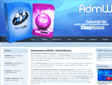 Tablet Screenshot of admwin.cz